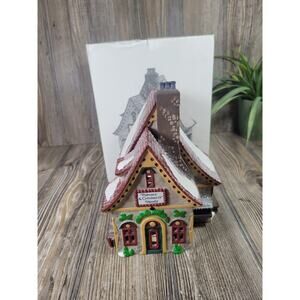 Vintage Dept 56 North Pole Popcorn Cranberry House, 1996 Cord Missing & Lantern